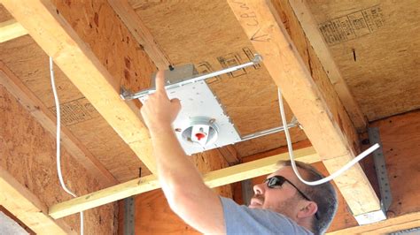 install recessed lighting junction box